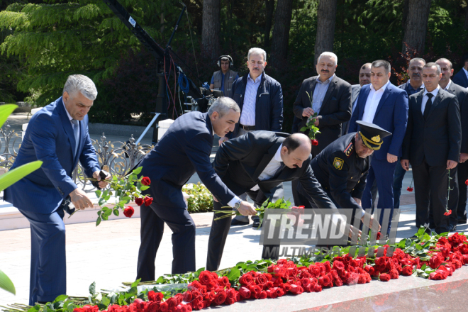 Azerbaijan marks 93rd birthday anniversary of National Leader Heydar Aliyev. Azerbaijan, Baku, 10 May 2016 